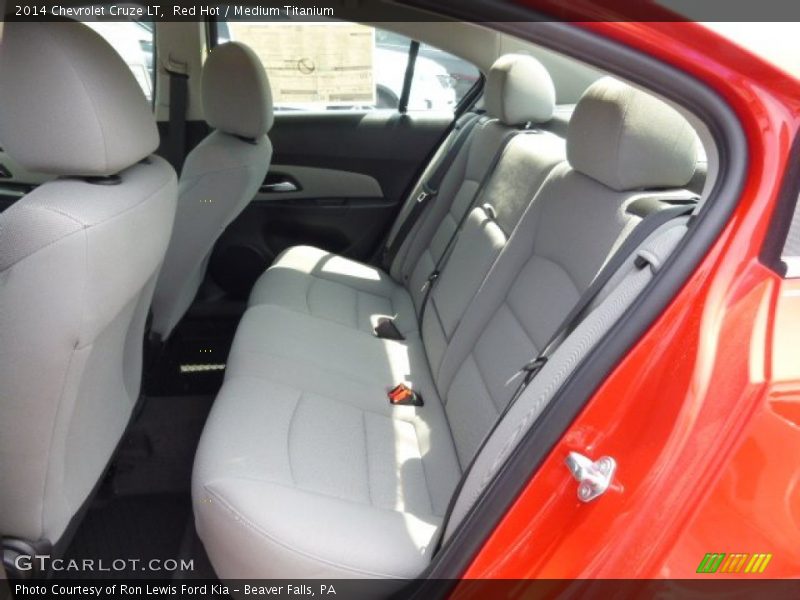 Red Hot / Medium Titanium 2014 Chevrolet Cruze LT
