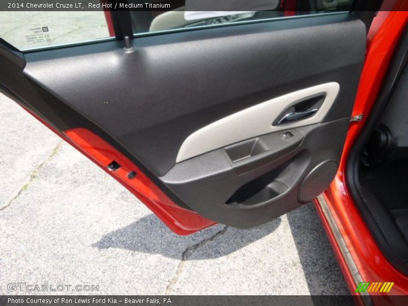 Red Hot / Medium Titanium 2014 Chevrolet Cruze LT