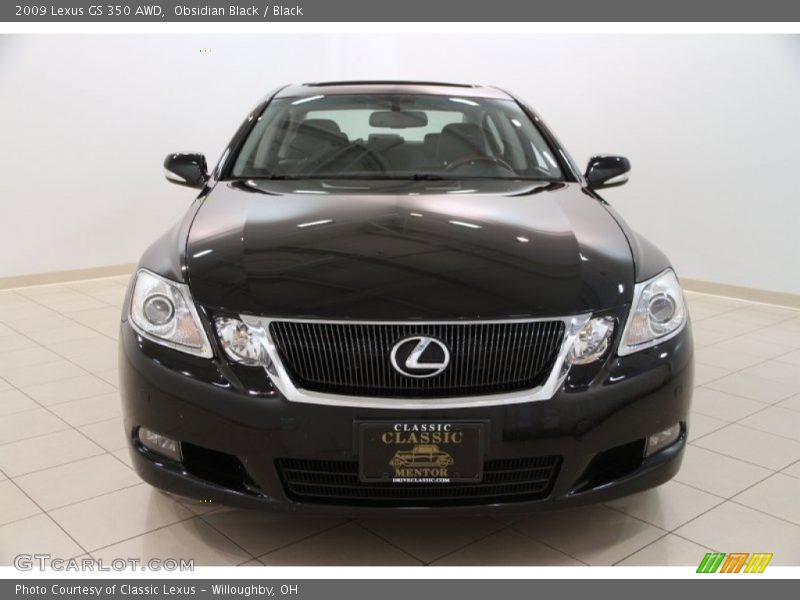 Obsidian Black / Black 2009 Lexus GS 350 AWD