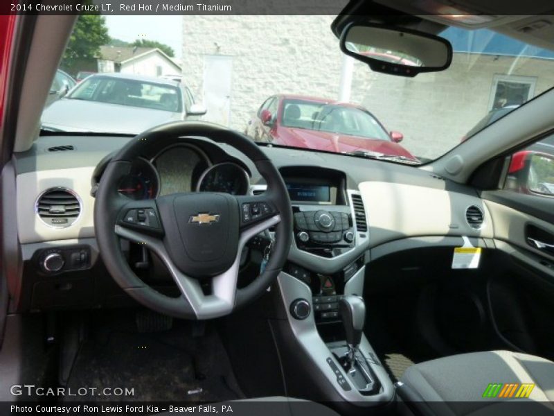 Red Hot / Medium Titanium 2014 Chevrolet Cruze LT