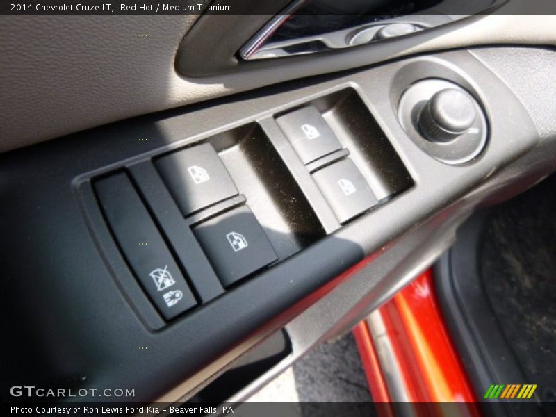 Red Hot / Medium Titanium 2014 Chevrolet Cruze LT