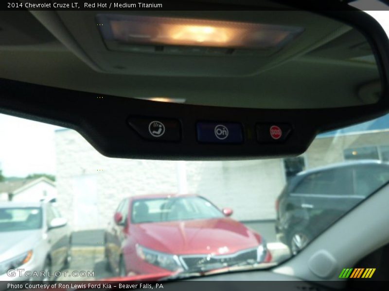 Red Hot / Medium Titanium 2014 Chevrolet Cruze LT