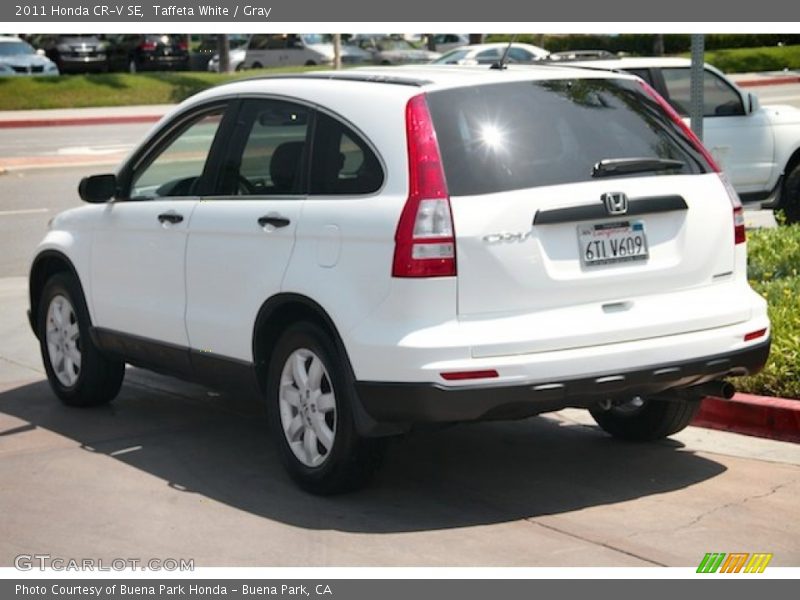 Taffeta White / Gray 2011 Honda CR-V SE