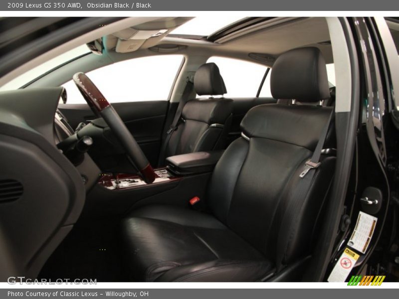 Obsidian Black / Black 2009 Lexus GS 350 AWD