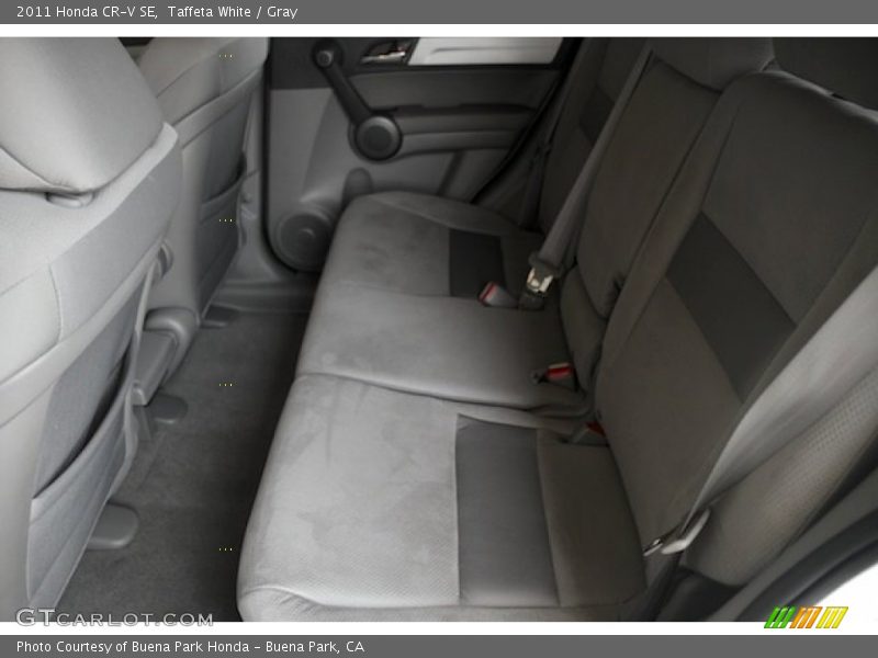 Taffeta White / Gray 2011 Honda CR-V SE