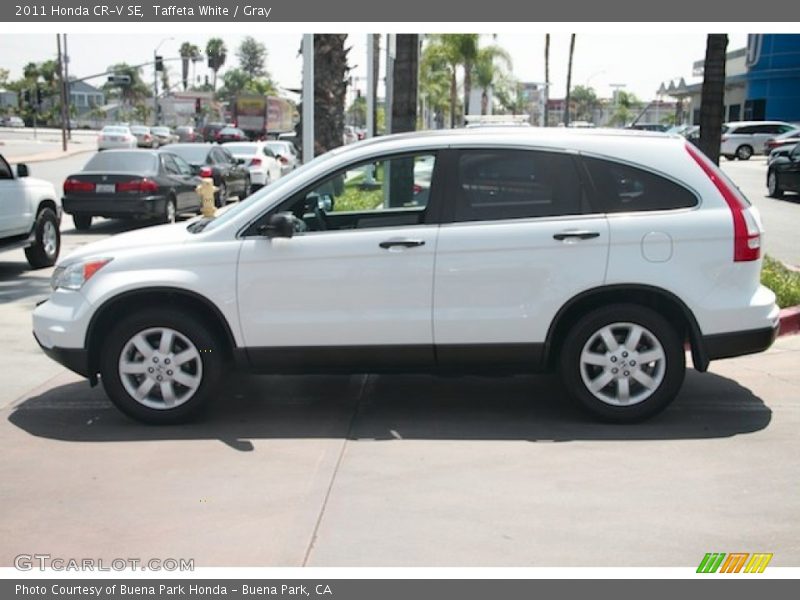 Taffeta White / Gray 2011 Honda CR-V SE