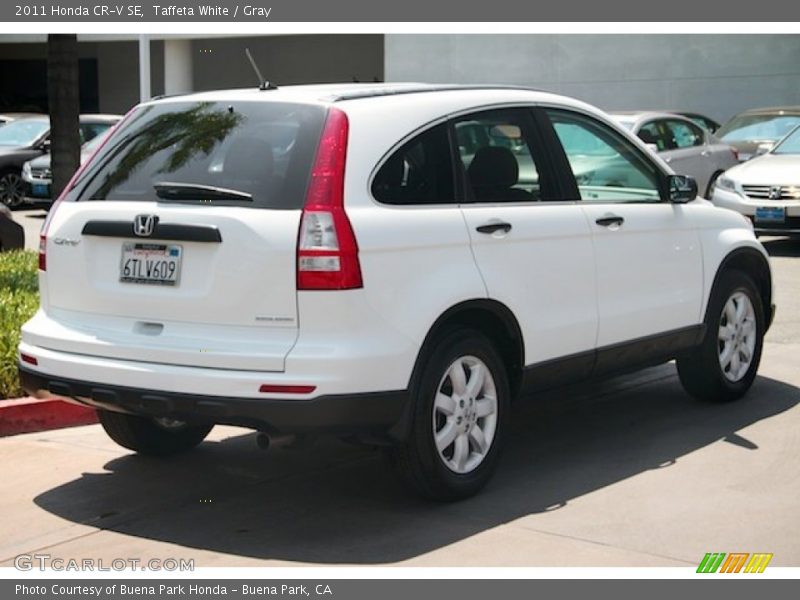 Taffeta White / Gray 2011 Honda CR-V SE