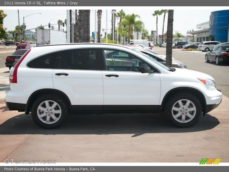 Taffeta White / Gray 2011 Honda CR-V SE