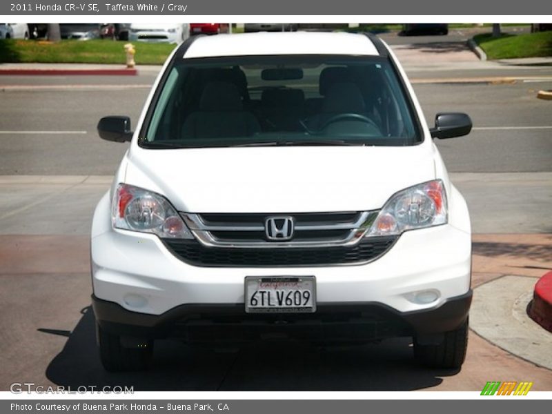 Taffeta White / Gray 2011 Honda CR-V SE