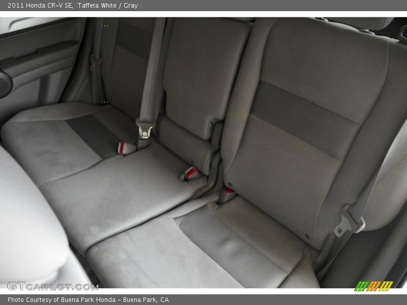 Taffeta White / Gray 2011 Honda CR-V SE