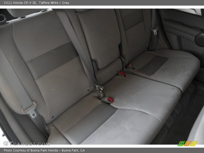 Taffeta White / Gray 2011 Honda CR-V SE