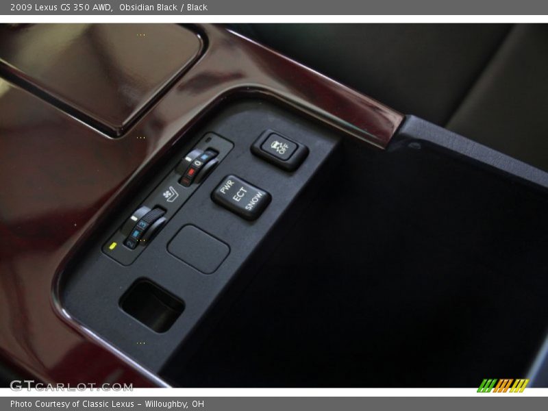 Obsidian Black / Black 2009 Lexus GS 350 AWD