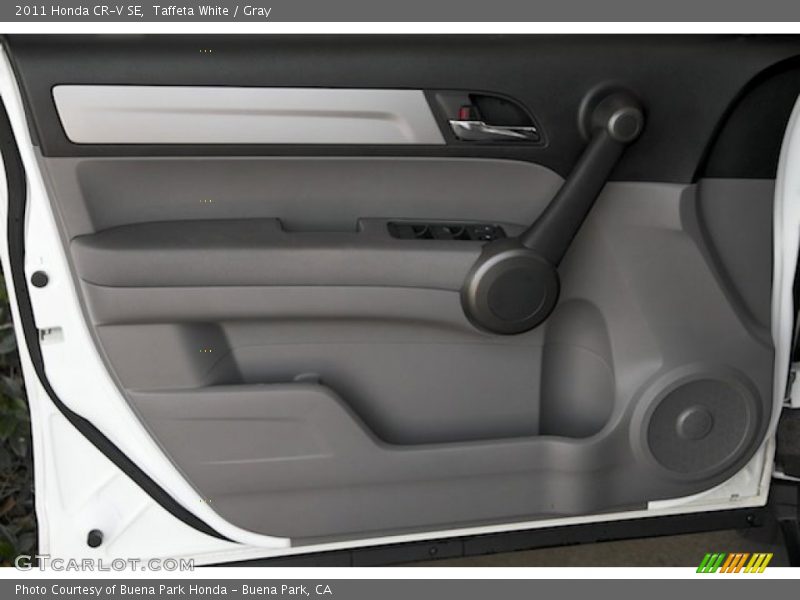 Taffeta White / Gray 2011 Honda CR-V SE