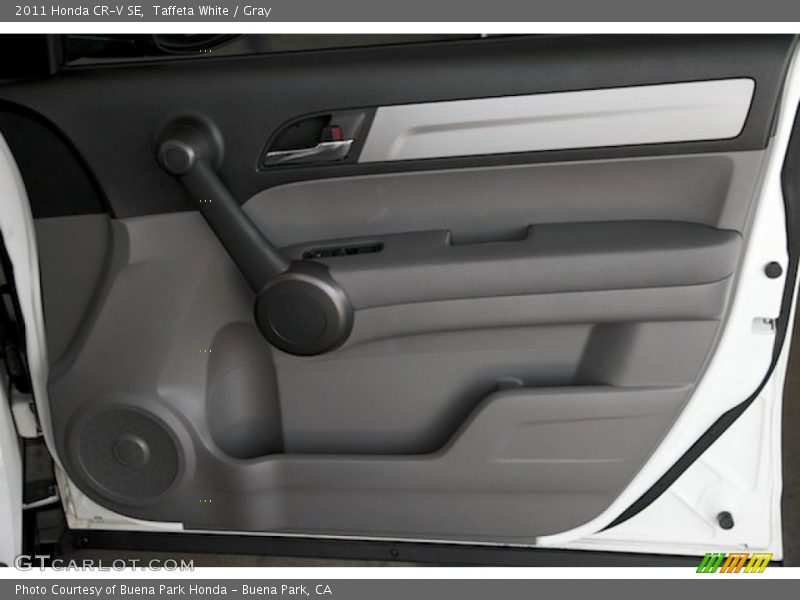 Taffeta White / Gray 2011 Honda CR-V SE