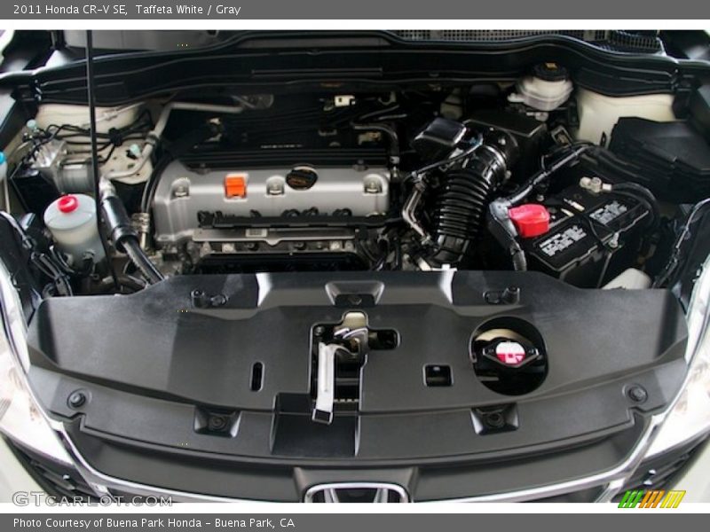 Taffeta White / Gray 2011 Honda CR-V SE