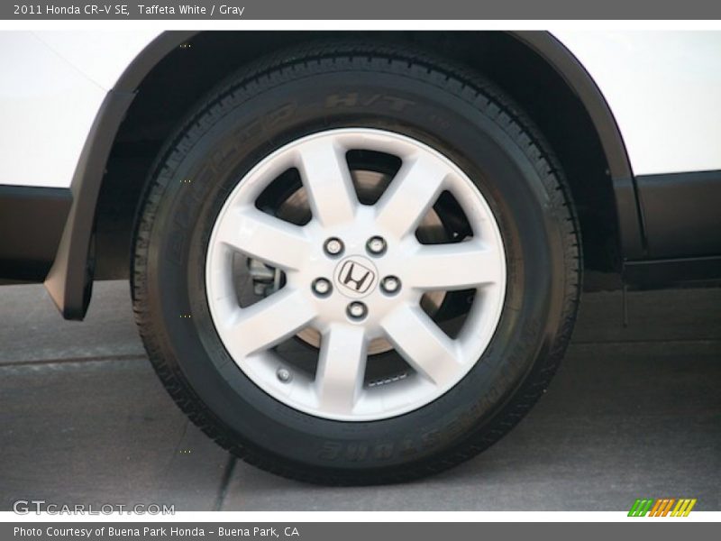 Taffeta White / Gray 2011 Honda CR-V SE