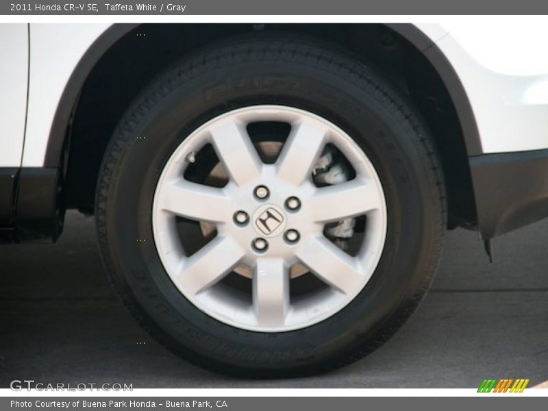 Taffeta White / Gray 2011 Honda CR-V SE
