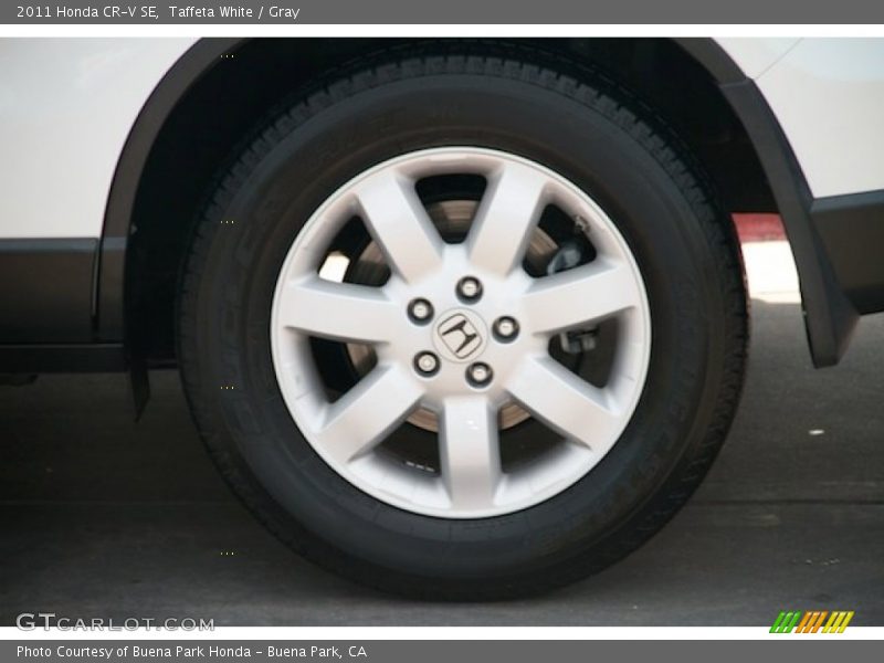 Taffeta White / Gray 2011 Honda CR-V SE