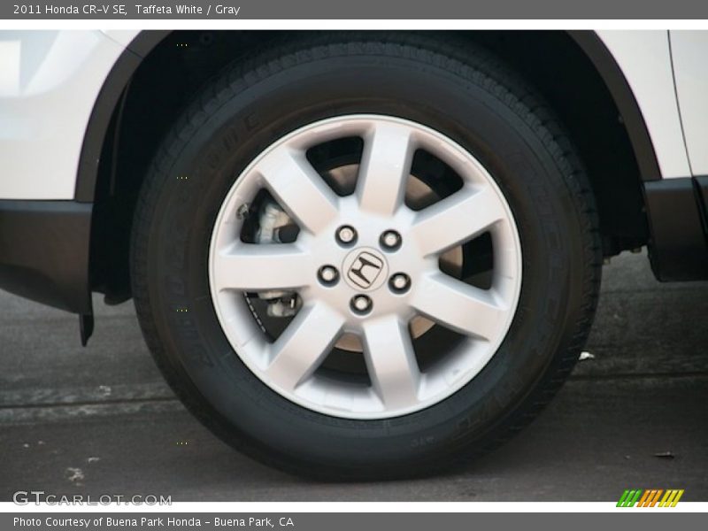 Taffeta White / Gray 2011 Honda CR-V SE
