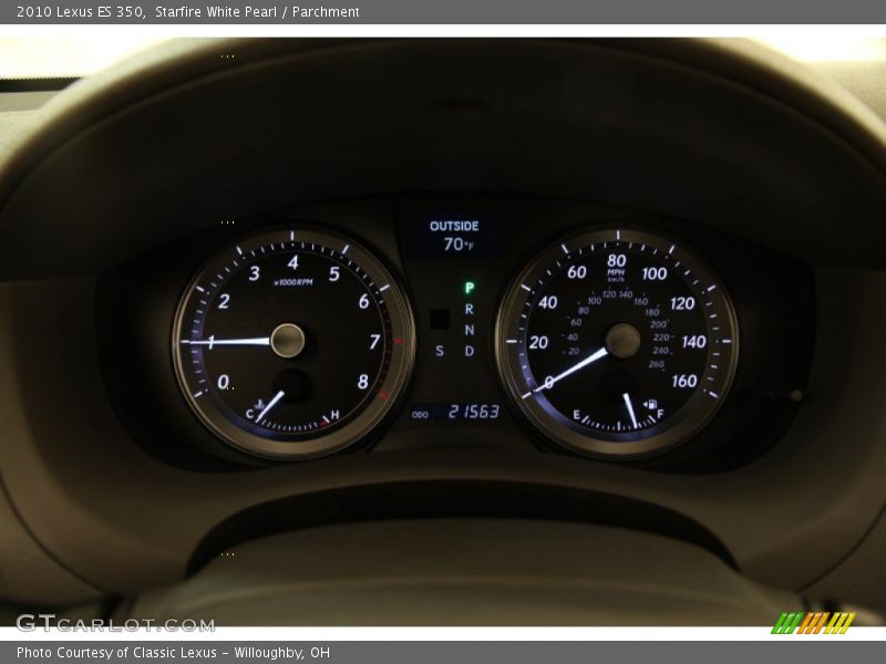 Starfire White Pearl / Parchment 2010 Lexus ES 350