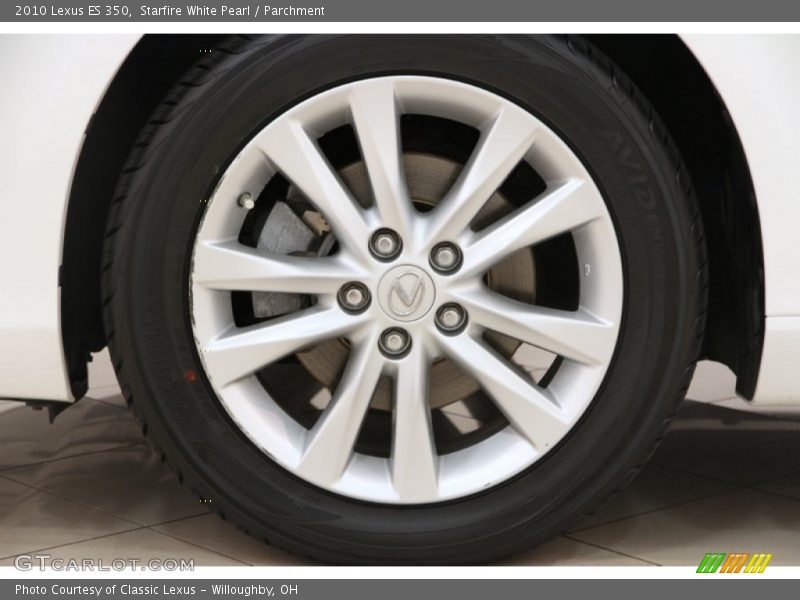 Starfire White Pearl / Parchment 2010 Lexus ES 350