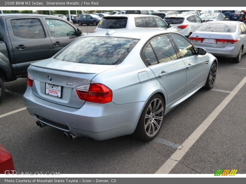 Silverstone Metallic / Fox Red 2008 BMW M3 Sedan