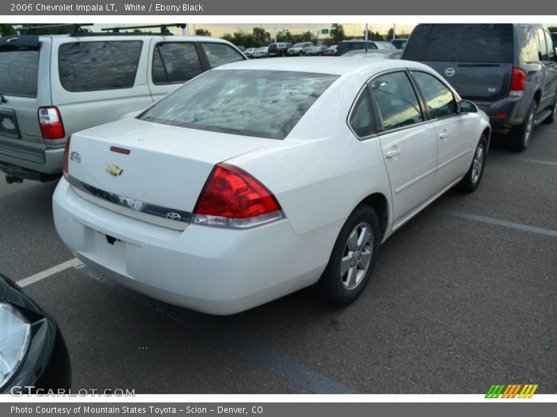 White / Ebony Black 2006 Chevrolet Impala LT