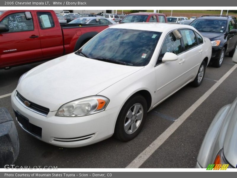 White / Ebony Black 2006 Chevrolet Impala LT