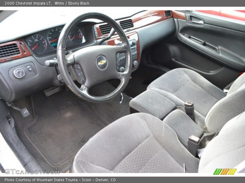 White / Ebony Black 2006 Chevrolet Impala LT