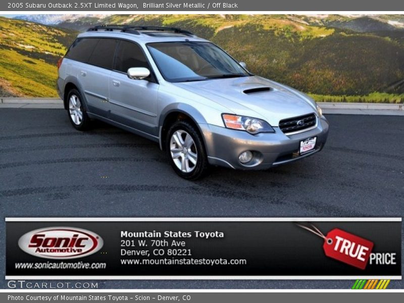 Brilliant Silver Metallic / Off Black 2005 Subaru Outback 2.5XT Limited Wagon