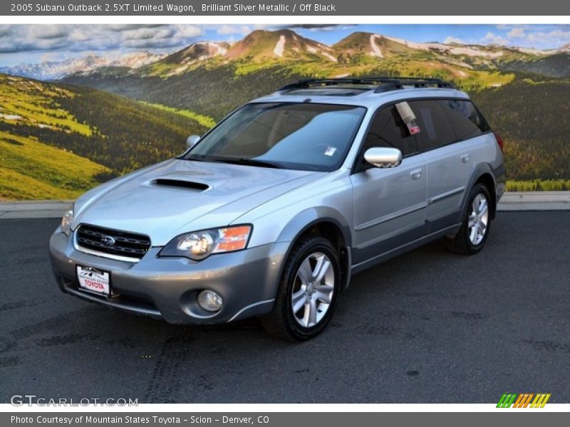 Brilliant Silver Metallic / Off Black 2005 Subaru Outback 2.5XT Limited Wagon