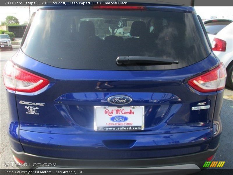 Deep Impact Blue / Charcoal Black 2014 Ford Escape SE 2.0L EcoBoost