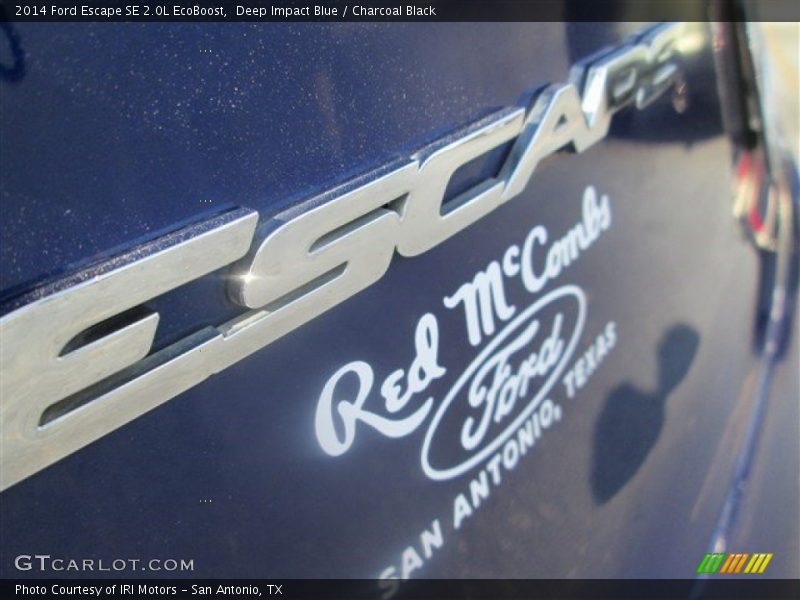 Deep Impact Blue / Charcoal Black 2014 Ford Escape SE 2.0L EcoBoost