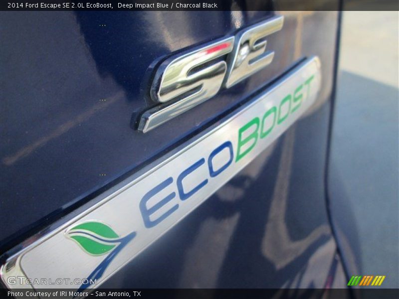 Deep Impact Blue / Charcoal Black 2014 Ford Escape SE 2.0L EcoBoost