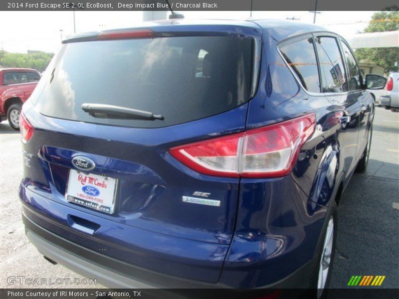 Deep Impact Blue / Charcoal Black 2014 Ford Escape SE 2.0L EcoBoost