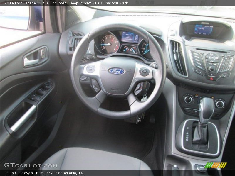 Deep Impact Blue / Charcoal Black 2014 Ford Escape SE 2.0L EcoBoost