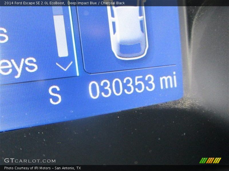 Deep Impact Blue / Charcoal Black 2014 Ford Escape SE 2.0L EcoBoost