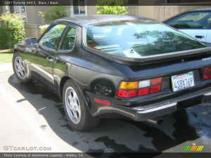 Black / Black 1987 Porsche 944 S