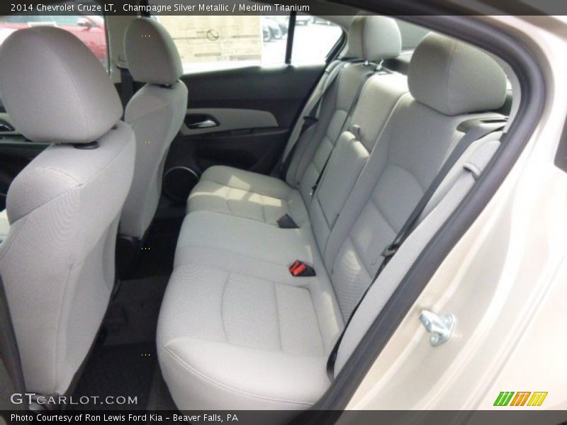 Champagne Silver Metallic / Medium Titanium 2014 Chevrolet Cruze LT