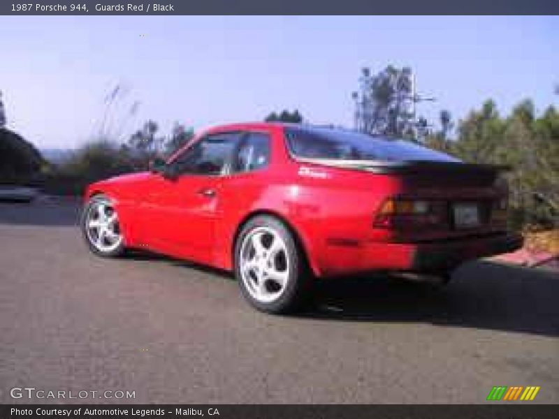 Guards Red / Black 1987 Porsche 944