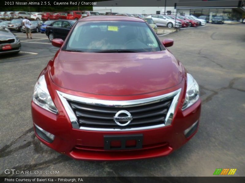 Cayenne Red / Charcoal 2013 Nissan Altima 2.5 S