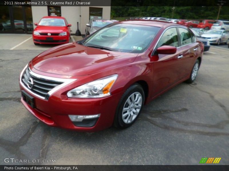Cayenne Red / Charcoal 2013 Nissan Altima 2.5 S