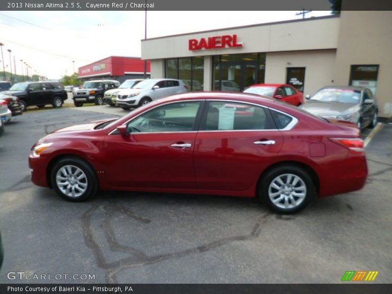 Cayenne Red / Charcoal 2013 Nissan Altima 2.5 S