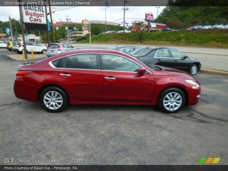 Cayenne Red / Charcoal 2013 Nissan Altima 2.5 S