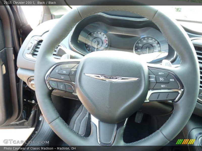 Black / Black 2015 Chrysler 200 S