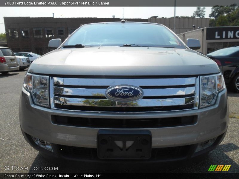 Vapor Silver Metallic / Camel 2008 Ford Edge Limited AWD