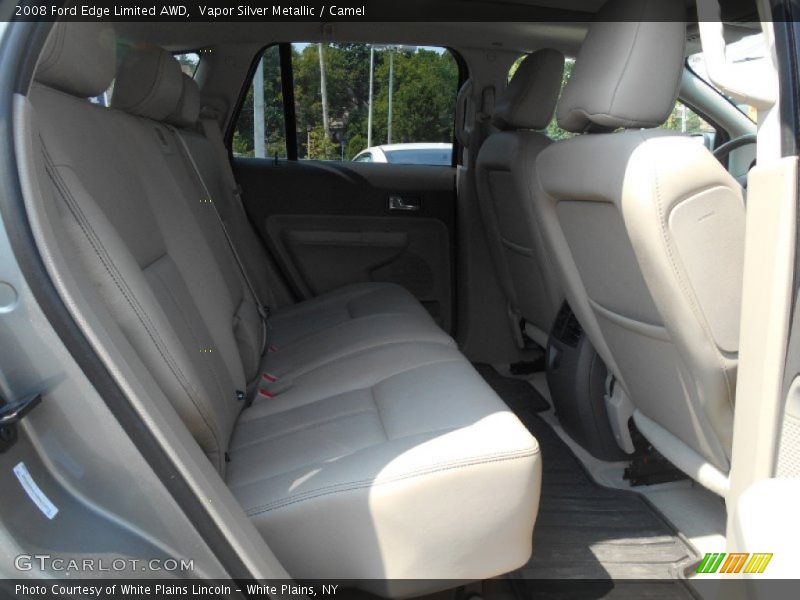 Vapor Silver Metallic / Camel 2008 Ford Edge Limited AWD