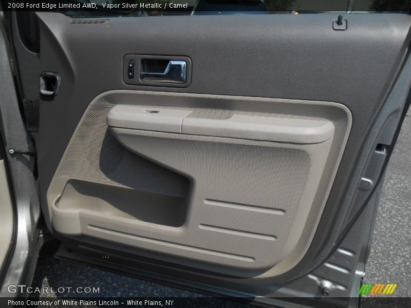 Vapor Silver Metallic / Camel 2008 Ford Edge Limited AWD