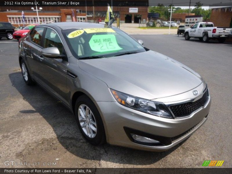 Titanium Silver / Beige 2012 Kia Optima LX