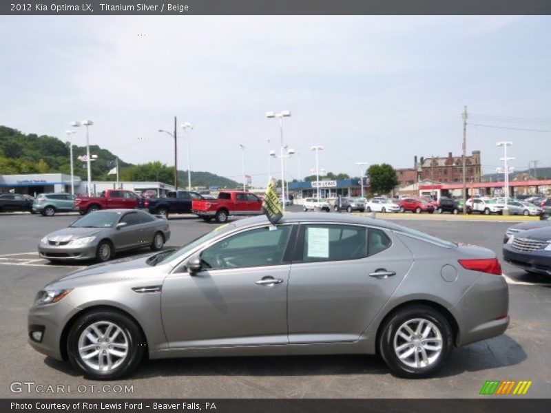 Titanium Silver / Beige 2012 Kia Optima LX